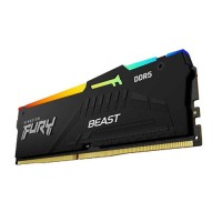 KingSton DDR5 Fury Beast RGB Black-6000 MHz-Single Channel RAM 32GB